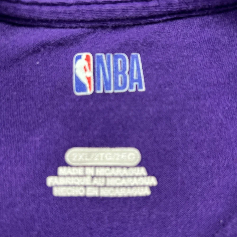 Phoenix Suns 2022-23 NBA Playoffs T Shirt Mens 2XL Purple Short Sleeve Crew Neck